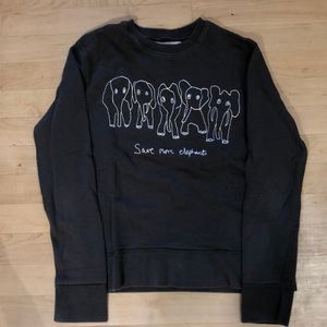 Save More Elephants Crew Sweatshirt